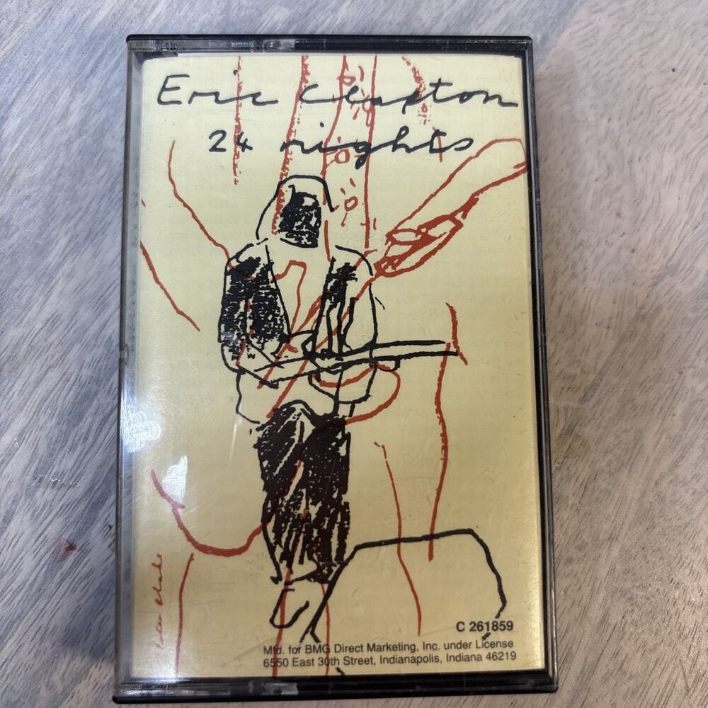 Eric Clapton 24 Nights Cassette Tape Live Royal Albert Hall 1991